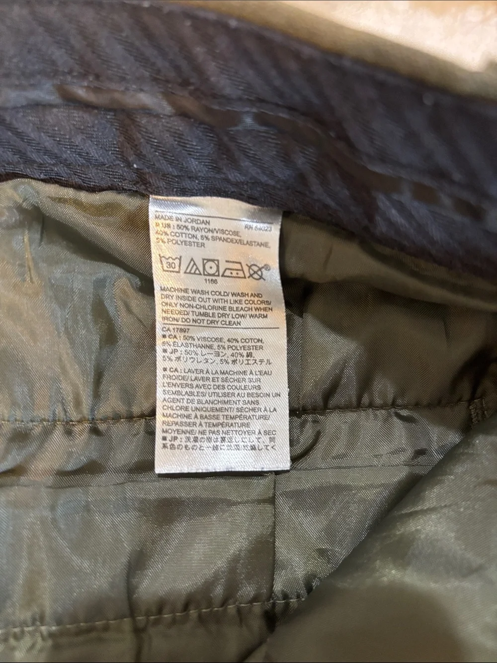 Banana Republic women’s  Sloan Dark Olive Dress Pants size 10